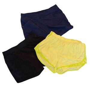 3 pairs of Athletic shorts- Nike, INC and TEK Gear